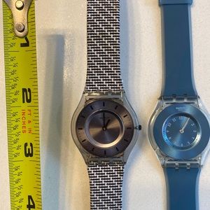 Swatch women’s watches, set of two.  Selling both together.